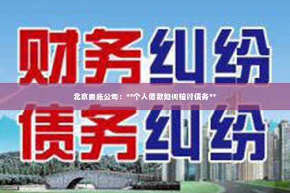 北京要账公司：**个人借款如何催讨债务**