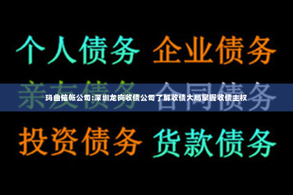 玛曲催帐公司:深圳龙岗收债公司了解收债大局掌握收债主权