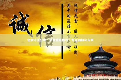 北京讨债公司：消费金融催收：专业的解决方案