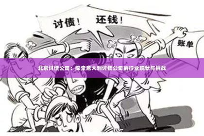 北京讨债公司：探索意大利讨债公司的行业现状与挑战