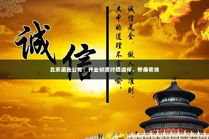 北京追账公司：开业初遭讨债逼停，惨痛收场