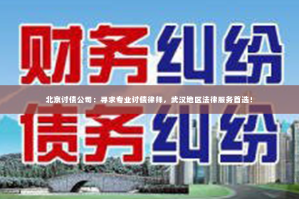 北京讨债公司：寻求专业讨债律师，武汉地区法律服务首选！