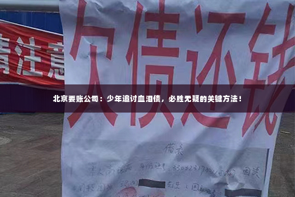 北京要账公司：少年追讨血泪债，必胜无疑的关键方法！