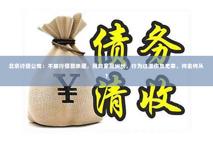 北京讨债公司：不履行借款承诺，挑起家庭纠纷，行为过激伤及无辜，何去何从？