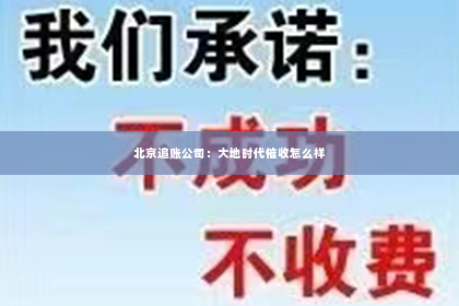 北京追账公司：大地时代催收怎么样