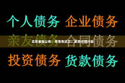 北京要账公司：克洛克达尔：致命讨债行动