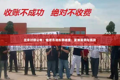 北京讨债公司：催收市场形势调查：发展趋势与挑战