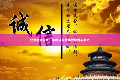 北京追账公司：催收分析的实战经验与技巧