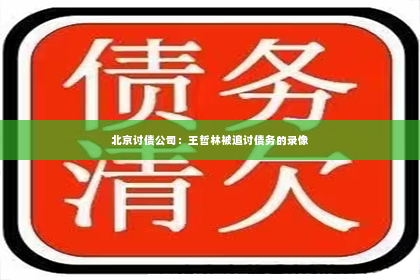 北京讨债公司：王哲林被追讨债务的录像