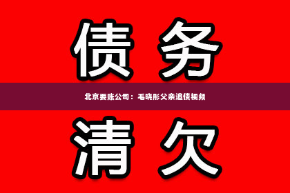 北京要账公司：毛晓彤父亲追债视频