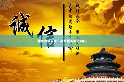 北京讨债公司：泰州债务追讨网红