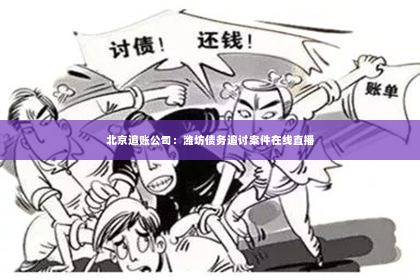 北京追账公司：潍坊债务追讨案件在线直播