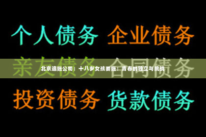 北京追账公司：十八岁女孩要账：青春的独立与挑战