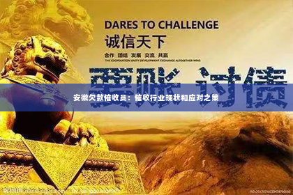 安徽欠款催收员：催收行业现状和应对之策