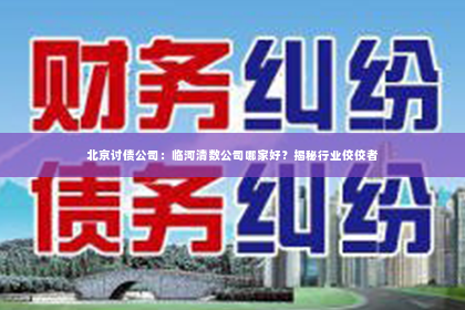 北京讨债公司：临河清数公司哪家好？揭秘行业佼佼者